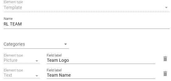 A basic team Template